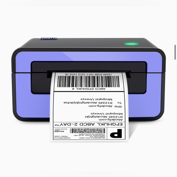 POLONO Label Printer 150mm/s 4x6 Thermal Label Printer PL60 - Purple - Picture 12 of 13